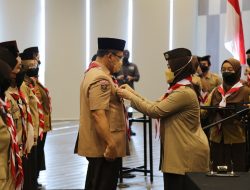 Ketua Kwarda Pramuka Lampung Chusnunia Chalim Lantik Pengurus Majelis Pembimbing dan Pimpinan Saka Kencana Masa Bakti 2020 – 2025