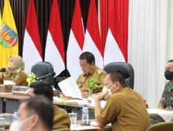 Tindaklanjuti Arahan Presiden, Gubernur Arinal dan Wagub Chusnunia serta Jajaran Forkopimda Susun Langkah Antisipatif Bila Varian Omicron Masuk ke Provinsi Lampung