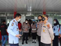Dukung Percepatan Vaksinasi. Polresta Bandar Lampung buka Gerai Vaksin di Lapas Kelas 1 Bandar Lampung