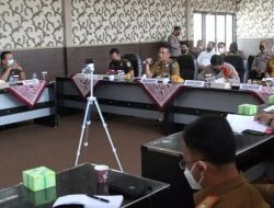 Pemkab Lampung Selatan Ikuti Rakor Antisipasi Covid-19 Gelombang III