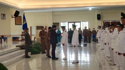 Bupati Pesawaran Dendi Ramadhona Lantik 37 Kades Terpilih
