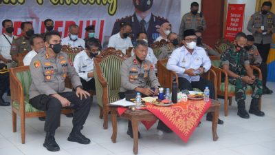 Wakapolda Lampung pantau vaksinasi covid-19 di SMK Negeri 2 Terbanggi Besar