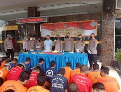 Selama Operasi Antik Krakatau, Polresta Berhasil amankan 32 kasus dengan 41 Tersangka
