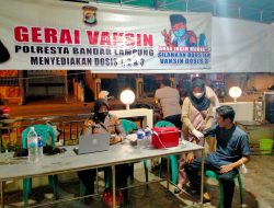 Polresta Bandar lampung Laksnakan Pengamanan dan Buka Gerai Vaksin di Masjid-Masjid