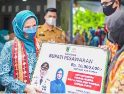 Ketua TP.PKK Kabupaten Pesawaran Menghadiri Acara Kampung Keluarga Berkualitas (KB) Terpadu, 10 Program PKK serta Desa Ramah Perempuan dan Peduli Anak Tingkat Kabupaten Pesawaran Tahun 2022