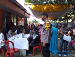 Pencairan BLT Migor di Polsek Kedaton Dibarengkan Vaksin Booster