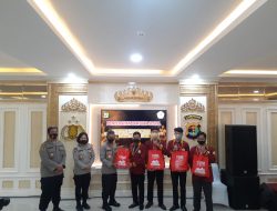 Polda Lampung Terima 1500 Paket Sembako Dari UTI Untuk Disalurkan ke Warga Tidak Mampu