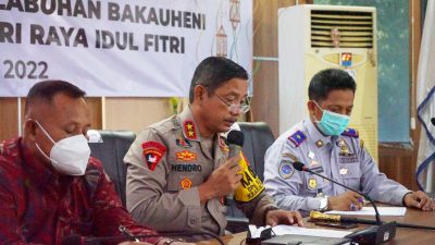 Kapolda Lampung Pimpin Rakor Kesiapan Pengamanan Pelabuhan Bakauheni