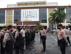 Operasi Ketupat Krakatau Polresta Bandar Lampung Siapkan 8 Pos dan 458 Personel