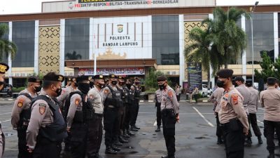 Operasi Ketupat Krakatau Polresta Bandar Lampung Siapkan 8 Pos dan 458 Personel