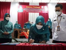 Berikan Sosialisasi Pembinaan PKK Winarni juga Tandatangani Kerjasama Dengan BNNK Lampung Selatan
