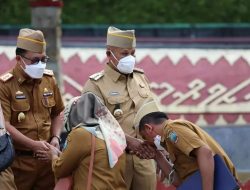 Hari Pertama Masuk Kerja, Bupati Nanang Ermanto Halal Bihalal Bersama ASN Dan THLS