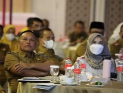 Bupati Lamsel Hadiri Penilaian Kinerja Aksi Konvergensi Penurunan Stunting Kabupaten/Kota Se-Provinsi Lampung 2022