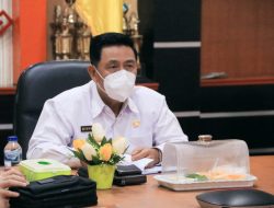 Pemprov Lampung Ikuti Rapat Penyampaian Hasil Evaluasi Laporan Penerapan SPM Tahun 2021
