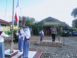 Kapolsek Panjang Pimpin Upacara di SMA Negeri 6 Bandar Lampung
