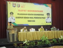 Pemprov Lampung Gelar Rakor Pelaksanaan Kegiatan Dekonsentrasi Gubernur sebagai Wakil Pemerintah Pusat Tahun 2022