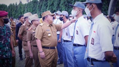 Gubernur Arinal Buka Latihan Dasar Kepemimpinan Pengurus OSIS SMA se-Lampung