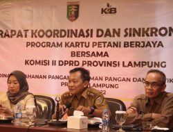 Sosialisasi, Koordinasi dan Sinkronisasi, Tim Kartu Petani Berjaya Undang Komisi II DPRD Provinsi