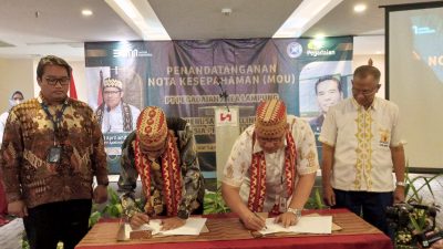 PT Pegadaian Tekan MoU dengan Apklindo, Siap Mensejahterakan Klining Service Provinsi Lampung