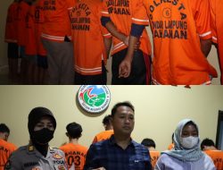Dalam Waktu 1 Minggu, Polresta Bandar Lampung Ungkap 8 Kasus Narkoba dengan 9 Tersangka