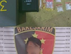 Tim Opsnal Polsek Teluk Betung Utara (TBU) Amankan Seorang Pelaku Penyalahgunaan Narkotika.