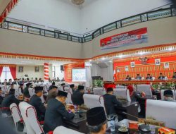 Jelang HUT Kemerdekaan Ke-77, Bupati Dan Forkopimda Lampung Selatan Dengarkan Pidato Presiden Jokowi