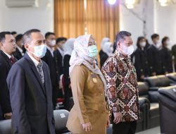 Wagub Chusnunia Chalim Hadiri Sidang Terbuka Penerimaan Mahasiswa Baru Itera Tahun Akademik 2022/2023