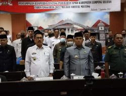 Bupati Lampung Selatan Sampaikan Raperda Perubahan APBD Tahun Anggaran 2022, PAD Bertambah Sebesar Rp.57 Miliar