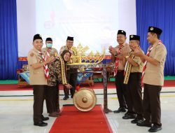 Tingkatkan Kepedulian Sosial Pramuka di Perguruan Tinggi, Ketua Kwarda Pramuka Chusnunia Chalim Buka Kemah Bakti Racana Muhammadiyah Nasional VI