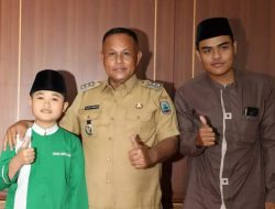 Pamitan Dengan Bupati, Dua Qori Lampung Selatan Wakili Provinsi Lampung Pada Lomba MTQ Tingkat Nasional