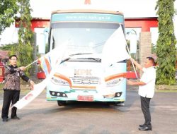 Bupati Lampung Selatan Lepas Bus KPK Jelajah Negeri Bangun Anti Korupsi di Kabupaten Lampung Selatan