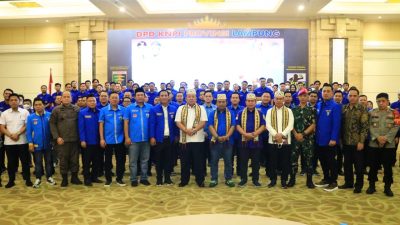 Hadiri Pelantikan dan Rapat Kerja KNPI Lampung, Gubernur Arinal: Pemuda Harus Memiliki Talenta dan Potensi Hebat