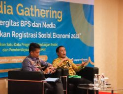 BPS Lampung Gelar Media Gathering Pendataan Awal Regsosek