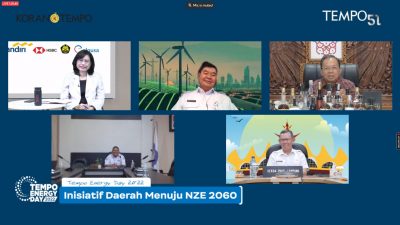 Sekretaris Daerah Provinsi Lampung, Fahrizal Darminto menjadi narasumber Tempo Energy Day 2022 dengan Tema “Inisiatif Daerah Menuju NZE 2060