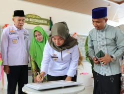 Wakil Gubernur Chusnunia Chalim Resmikan Aula Al-Mustaghfiriin, Pondok Pesantren Minhadlul ‘Ulum di Tegineneng