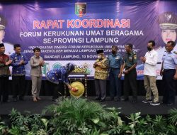 Wagub Chusnunia Membuka Rapat Koordinasi Forum Kerukunan Umat Beragama (FKUB) se-Provinsi Lampung