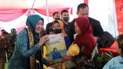 TP PKK Provinsi Lampung Kunker dan Serahkan Bantuan untuk Masyarakat Pesawaran