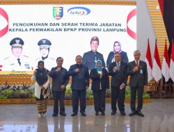 Gubernur Arinal Djunaidi Mengukuhkan Kepala Perwakilan BPKP Provinsi Lampung