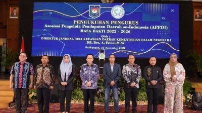 Dirjen Bina Keuangan Daerah Kemendagri, Agus Fatoni Kukuhkan Asosiasi Pengelola Pendapatan Daerah se-Indonesia