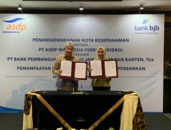 Gandeng bank bjb, ASDP Jalin Kerjasama Pemanfaatan Produk dan Jasa Layanan Perbankan