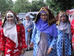 Desa Pasuruan Kecamatan Penengahan Jadi Tujuan Kunjungan Kerja TP PKK Pesisir Barat