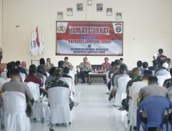 Jumat Curhat, Polres Lampung Selatan didukung masyarakat sebagai moral enforcement.