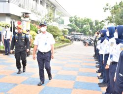 Divre IV Tanjungkarang Laksanakan Apel Gelar Pasukan Angkutan Natal dan Tahun Baru 2022/2023