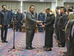 Gubernur Arinal Djunaidi Melantik dan Mengambil Sumpah Jabatan 105 Pejabat Administrator dan Pejabat Pengawas di Lingkungan Pemerintah Provinsi Lampung