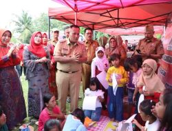 Bupati Lampung Selatan H. Nanang Ermanto mengapresiasi Swasembada Sekolah di Desa Suka Marga