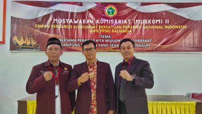 Gelar Muskom Ke – II, Andriansyah Terpilih Menjadi Ketua PPNI DPK Kalianda – Rajabasa