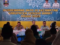 MUSRENBANG RKPD DI KECAMATAN SE-KABUPATEN PESISIR BARAT TAHUN 2023 