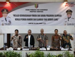 Rakor Dinas Pemuda dan Olahraga se-Provinsi Lampung, Gubernur Arinal Ajak Tingkatkan Partisipasi Pemuda dalam Kegiatan Pembangunan dan Olahraga agar Mampu Mandiri dan Berdaya Saing