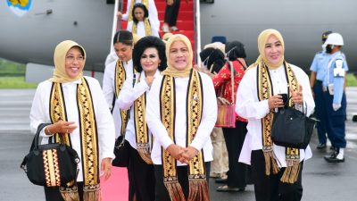 Ibu Iriana dan OASE KIM Kunjungan Kerja ke Provinsi Lampung