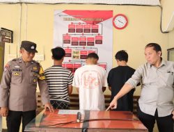 Tawuran Di Jalan Sudirman, Polsek Tanjung Karang Barat Tangkap 3 Orang Kelompok Geng Motor